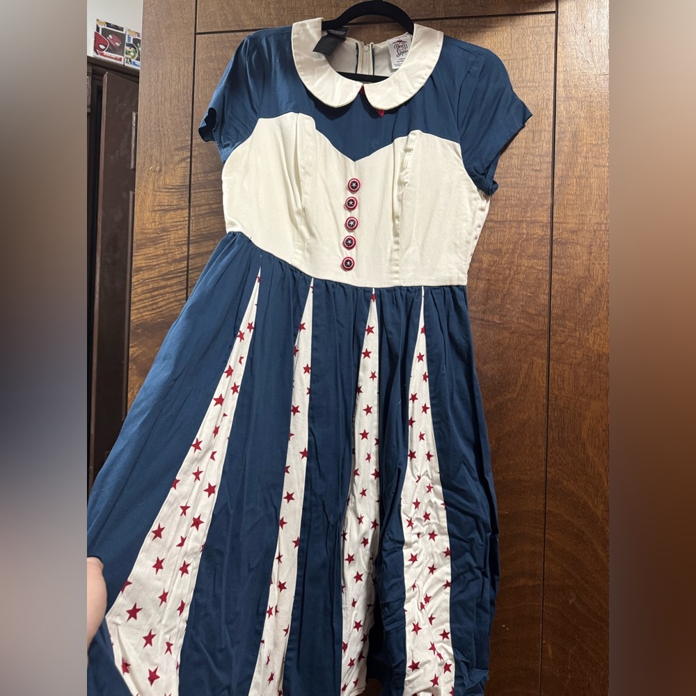 Marvel Captain America Vintage style dress Disney Dress Shop and Her Universe